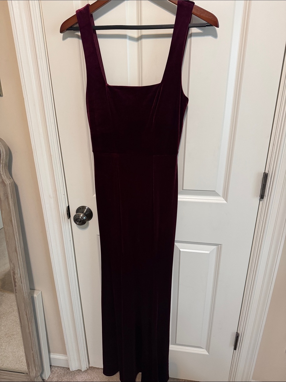 Speechless Velvet burgundy Maxi Gown